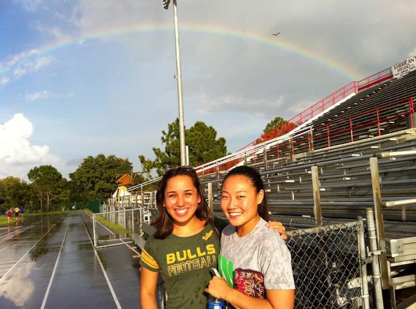 Set on fire for God at Leadership Camp, Emily &amp; Mina are excited to be this year's student leaders at Northeast High.