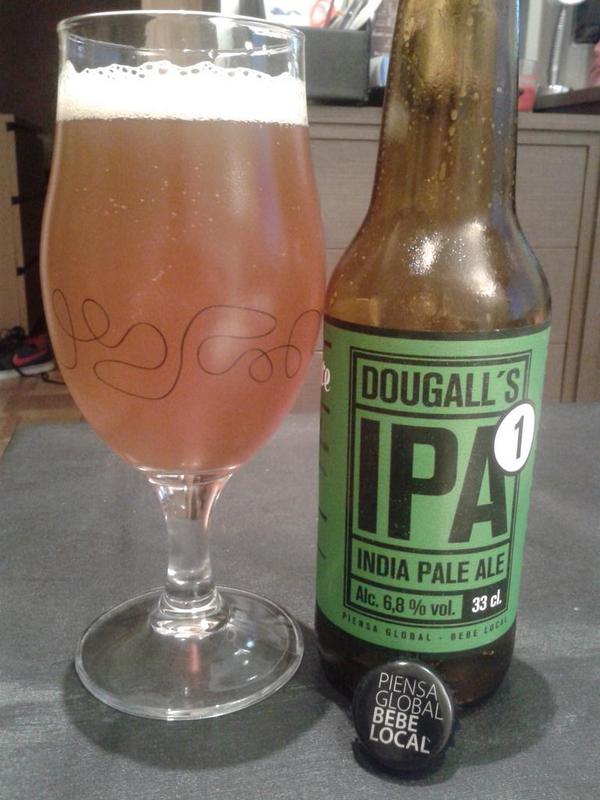 pishuke16's tweet image. Cerveza artesana de Liérganes (cantabria) Dougall&apos;s IPA 6,8% @CervezaDougalls #PiensaGlobalBebeLocal
