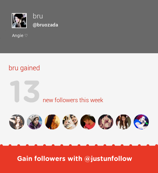 bruozada's tweet photo. Fab tweeps @DicasStoessel @hazzadicas @CaitDicas &amp; more followed me. Grow with http://t.co/c1HYzpragl http://t.co/mZQ14Q7DSd