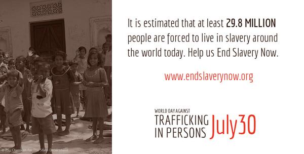 Help us #EndSlaveryNow head to bit.ly/1zv8vE5 for different ways to get involved!  #HumanTrafficking #TIPDay