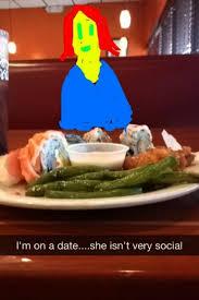WTFSnaps's tweet image. This is how my dates go....