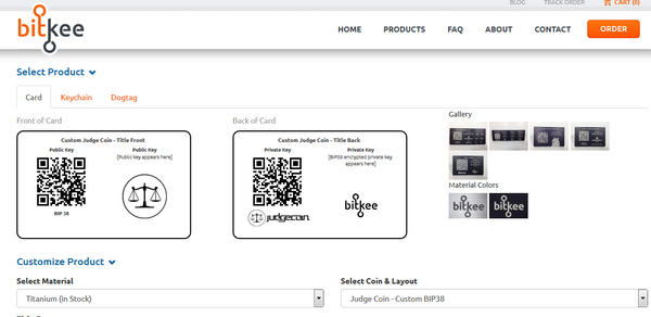FuelTheBern's tweet photo. #altcoin #NEWS @bitkeebtc makes #JudgeCoin Titanium/Steel/Aluminum Wallets!  http://t.co/BOAgkmA1wA #bitcoin #crypto http://t.co/Mdix4Bok9D
