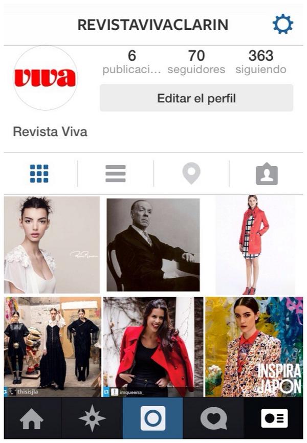 Seguinos en Instagram! @revistavivaclarin