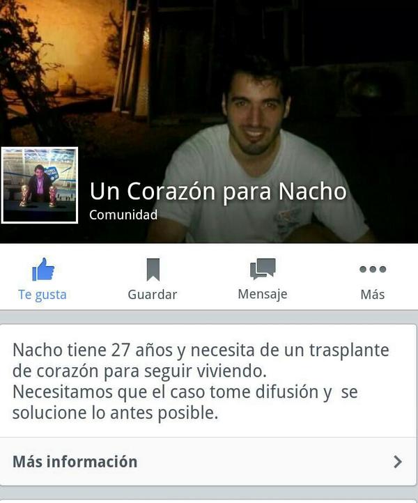 <a href="/vikidonda/">💚 Victoria Donda Perez</a> Te escribo porque estamos desesperados necesitamos un corazón urgente para un trasplante. Xfav retuit
