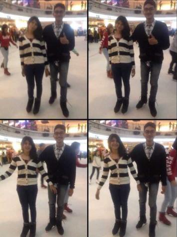Ice skating with @AskYours_Romi