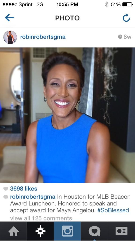 This #WCW goes out to the amazingly talented Robin Roberts! You are such an inspiration <a href="/RobinRoberts/">Robin Roberts</a>!! #fearless