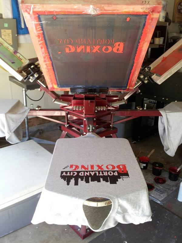 PDXBoxing's tweet image. Shirts printed n ready!!!
