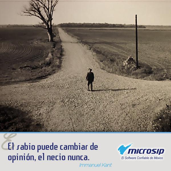 Microsip's tweet photo. Terminemos el día con la siguiente reflexión de Immanuel Kant. ¡Nos leemos mañana! http://t.co/BP0TcN6gCU