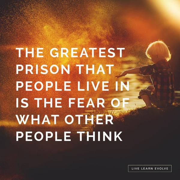 MichAnduaga's tweet photo. The greatest prision that people live in… #livelearnevolve http://t.co/KaJJa9Uilr