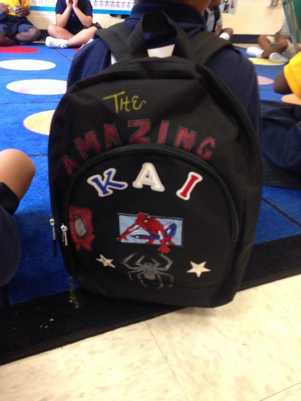 EEP1stMichSt_AT's tweet photo. What a darling backpack! #madewithlove #firstdayforfirstgrade http://t.co/JIRQMEb0K4