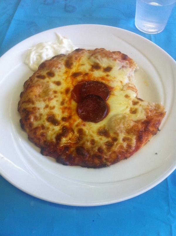 catherineiddon's tweet image. Made pizza today at work with this crazy gal @SiobahnCartmell