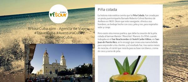 RFtour's tweet photo. @tumblr Blog de RFtourCuba - Agencia de Viajes. http://t.co/fCKiE5VCrI #TravelCuba #AventuraCuba #DescubreCuba #Cuba http://t.co/UtAAEfEDMi