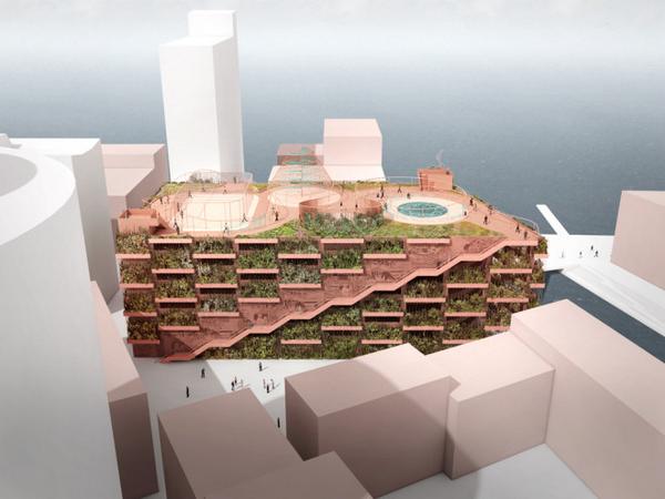 WIRED's tweet image. This parking garage design is part playground, part gym, part Hanging Gardens of Babylon wrd.cm/1qLZfe2