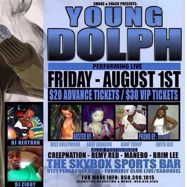 1creepnation's tweet photo. I'm live Friday @TheSkyBox850 http://t.co/38KTWQmFii