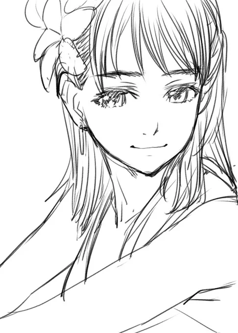 今日の5分スケッチ #模写 