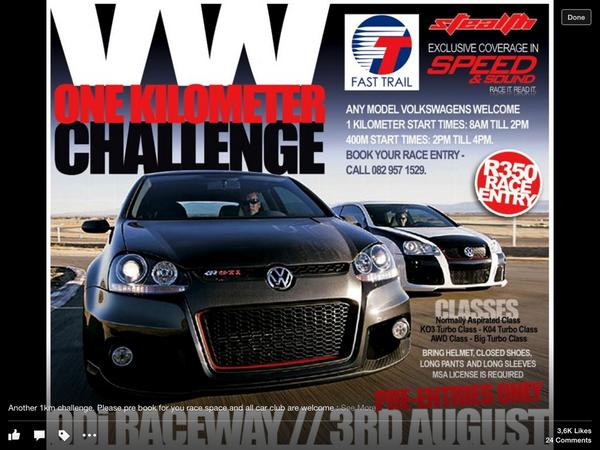 ReshadFast's tweet image. Odi raceway to host the Vw challenge this Sunday 
Entries are still open ..