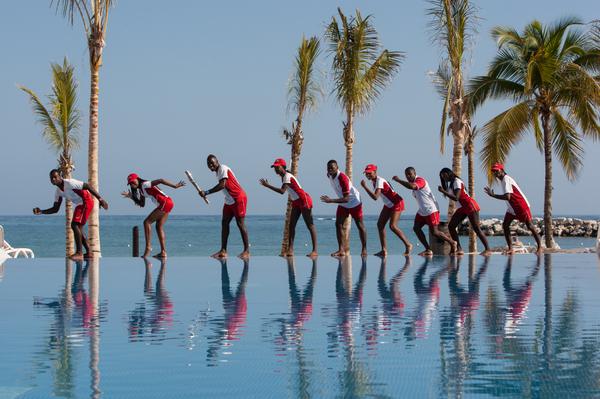 There was ‘fun’, sea and sand as the baton visited the Caribbean Island of Jamaica #BatonRelay