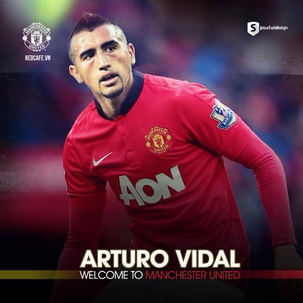 TheNoova's tweet photo. @kingarturo23  Welcome to @ManUtd  #welcome #ManchesterUnited #TheRedDevils  #Fichajes #premierleague ! http://t.co/NveMs55HDB
