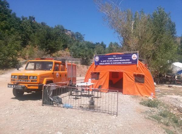 Tunceli Doğa ve Kültür Festivali'nde Tunceli AFAD Sualtı Arama ve Kurtarma Istasyonu ve Çalışmaları