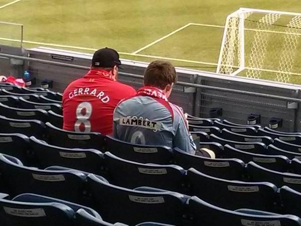FootballFanCast's tweet photo. Another season. Another incredibly dodgy shirt DIY job... http://t.co/ct7kCULlAa