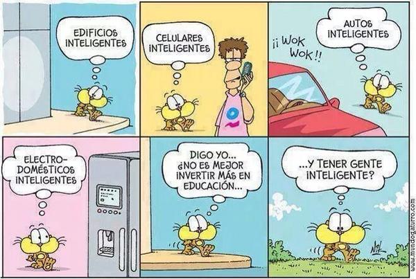 marialazaro's tweet photo. He aquí la clave de la inteligencia, vía @adsuara #humor  http://t.co/T8gJmRMr9K