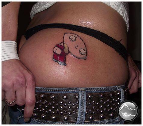 ART-ur Tattoo on X: "Stewie on your butt? Would you wear a #funny tattoo? We love 'em!Don't take things too seious! #tattoos #familyguy http://t.co/LP745mMnko" / X