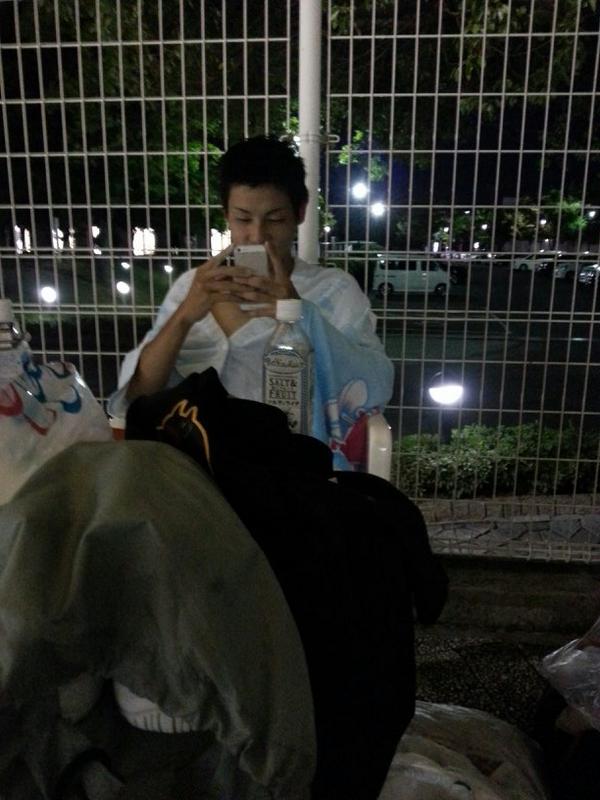 ナイターなう。