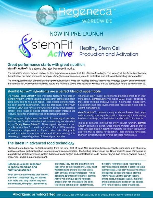 SlimStephanie's tweet image. Activate your bodies healing wisdom from within with #stemFit active #health #wellness #regeneca #wholefood