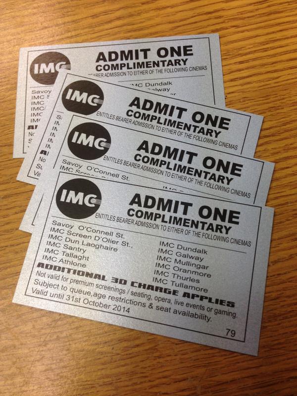 imccinemas's tweet photo. For your chance to win 4 Complimentary Tickets to any IMC, simply RT &amp; Fav and follow us @imccinemas! #MadAboutMovies http://t.co/NnGt25IE8z