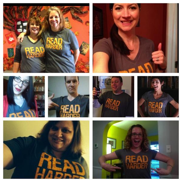 FoodRiot's tweet image. Our READ HARDER t-shirt is back! Get yours now: ow.ly/zOUiH