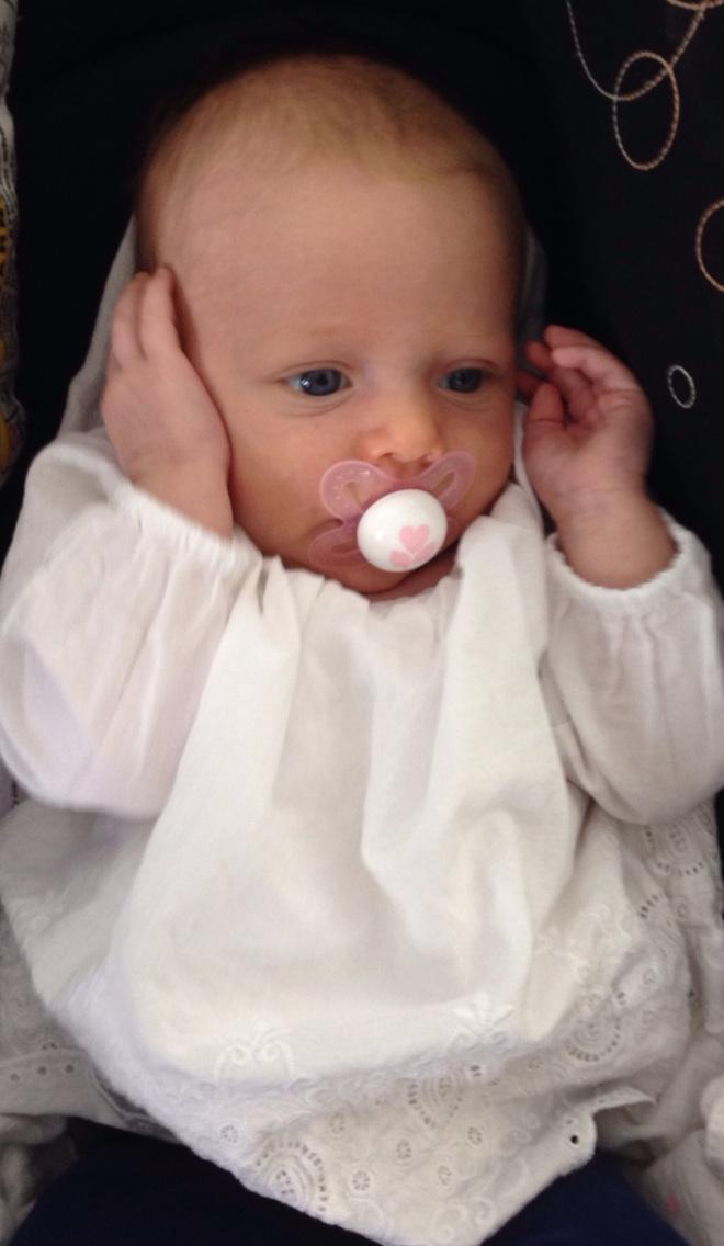 She is too precious for words! How much longer in NY? Happy 2mo bday my love. I miss you so much...Xox 