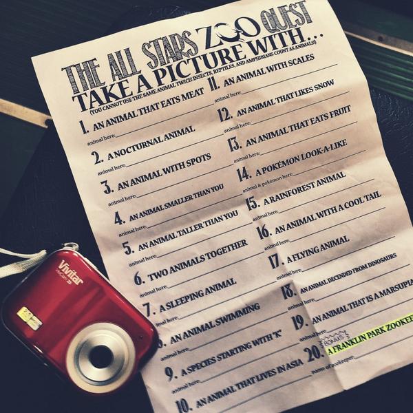 We have some fun things planned for the All Star field trip to the Franklin Park Zoo today! #AnimalQuest