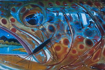 FineFishArt's tweet photo. "Night Brown" by #derekdeyoung #browntrout #trout #troutbum #troutfishing http://t.co/Xr21LvOiSt