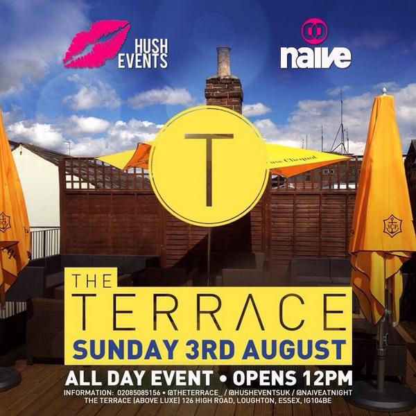 MarcusJordan3's tweet photo. This Sunday on @_TheTerrace @luxeessex  #alldayer @DarrellPrivett1 @FreddiePalmer_ @JoshuaHodges14 http://t.co/AJHWIjPu6G