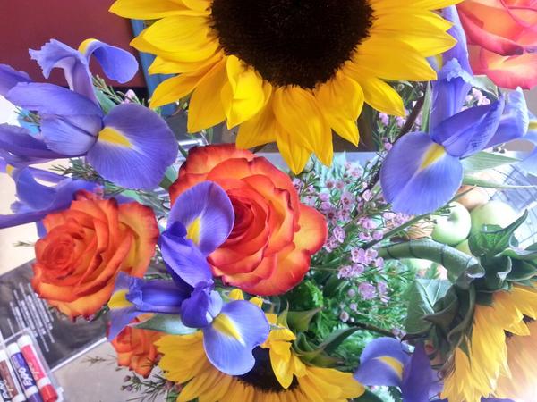 Check out our beautiful flowers from our friends at Le Grues!
