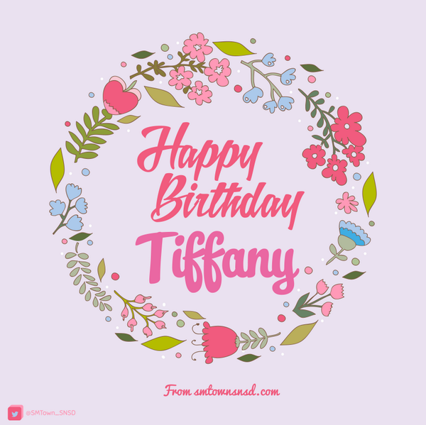 Happy Birthday to Tiffany Hwang! #HappyBirthdayTiffany #ᄐᄑᄂᄂᄋᄌ