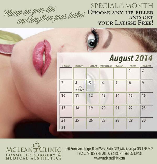 McLeanClinic's tweet photo. Pucker up for our August special! #lips #lashes #mcleanclinic http://t.co/hymbhkx8o0