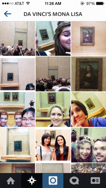 emmacargo's tweet photo. have you ever spent some time on the mona lisa instagram geotag because http://t.co/pOUJ7zl6Xj