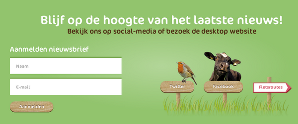 Ben jij al abonnee van onze nieuwsbrief boordevol leuke informatie? Nee? Schrijf je hier in: bit.ly/1qGagZS