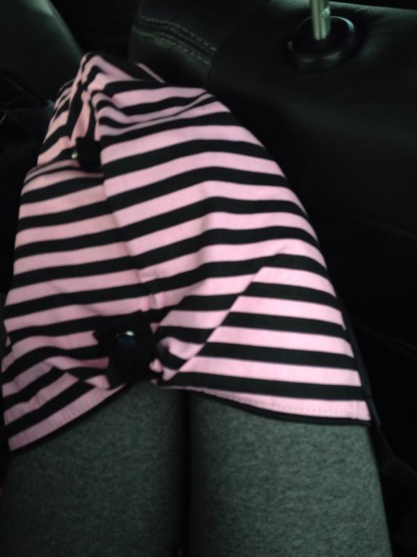 Sullivan_Mich's tweet photo. Good thing I got this bag free @VictoriasSecret today because I've had to use it as a blanket #turndowntheAC #brrr ❄️ http://t.co/D5b408IBAH