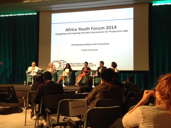 Changemakers's tweet photo. Our very own Tsega @tsepeaces sharing importance: youth changemaking! #AfricaYF2014 #AfricaYouthFwd @WorldBankAfrica http://t.co/L7ZPnEpSnr