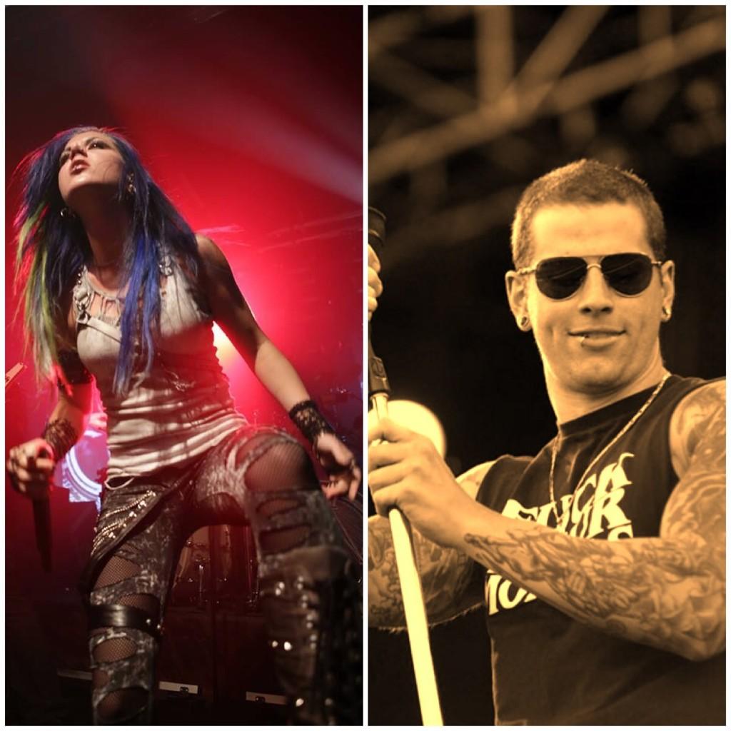 Happy birthday to these two badass motherfuckers \m/ Alissa White Gluz & M. Shadows    