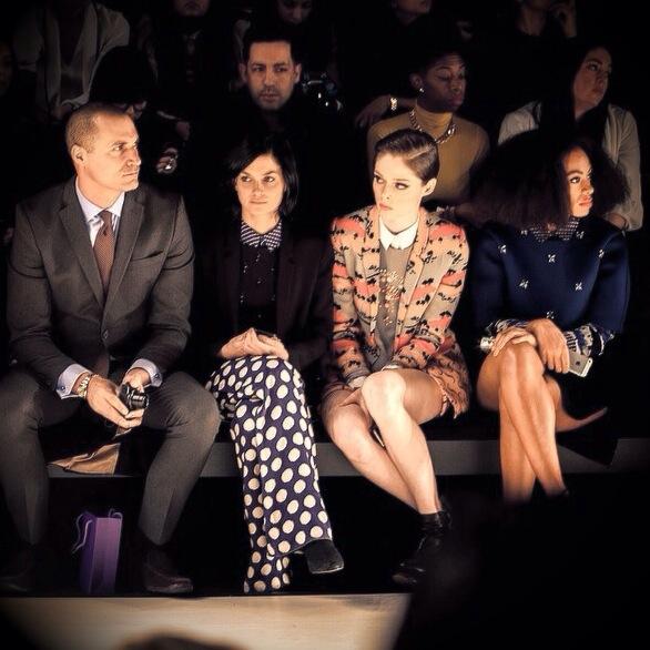 jamesconran's tweet photo. Creeping on @CocoRocha. #lifeinthesecondrow #throwbackthursday http://t.co/kU7w0pvkju