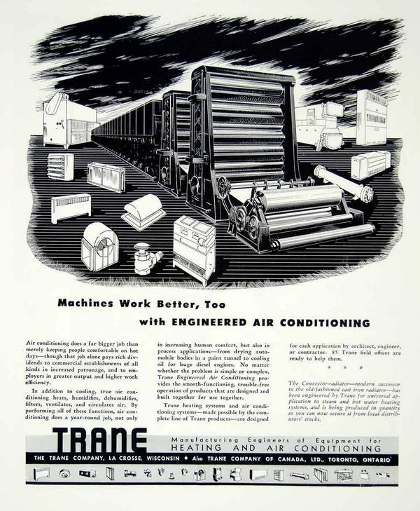 #ThrowBackThursday back to 1947 check out this retro ad for commercial equipment! #VintageInnovation