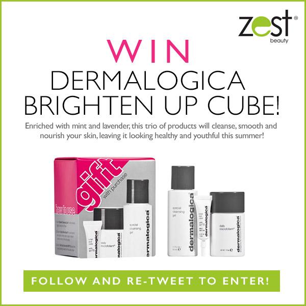 ZestBeauty's tweet image. Enter our #competition for your chance to WIN a Dermalogica Brighten Up Cube! Just #follow and re-tweet to enter!!
