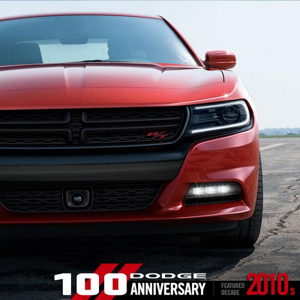 Dodge's tweet photo. 100 years of #Dodge. 50 years of #HEMI®. One unbelievable beast. #100YearsDodge http://t.co/34yYKpyy5R