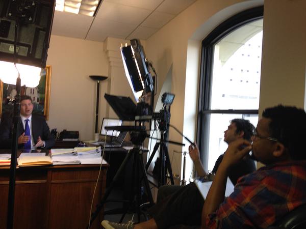 EXPVideo's tweet image. Attorney Jordan Lebovitz with @NurenbergParis telling our team what makes him so passionate about helping his clients