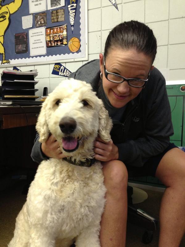 Coach Ashley and her new daughter "Chance"!