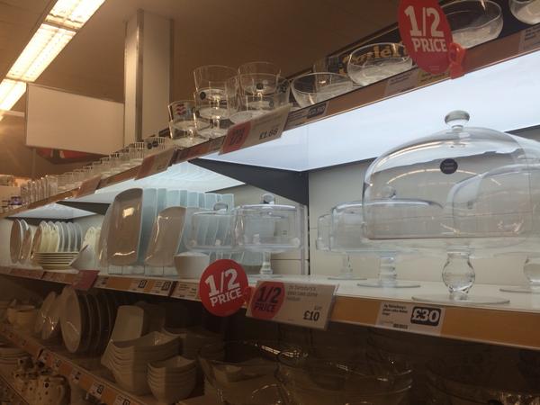 I'm so sad, saw these lit shelving units and thought.....ooooooh