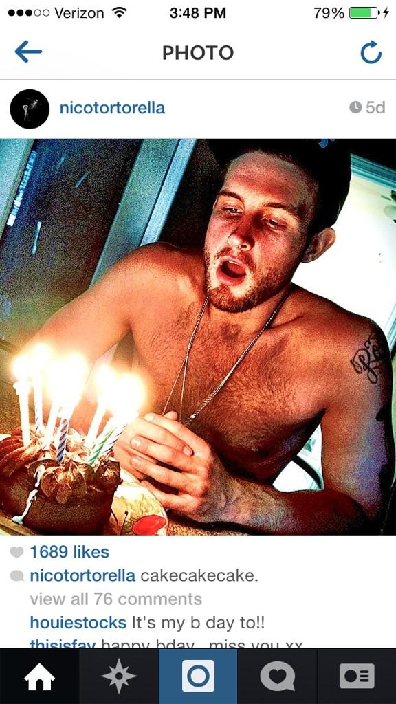 Happy birthday nico tortorella with yo   